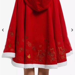 Disney Red Cape with Gold Embroidery